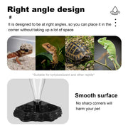 Reptile Water Feeder Automatic Water Dispenser Waterer Feeding Accessories For Turtle Frog Bearded Dragons Lizards Geckos For Te