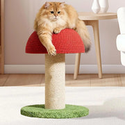 Cat Scratching Post Mushroom-shaped Modern Tower Tall Scratching Post for Cats for Kitten Exercise Mental Stimulation Physical