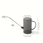 1L Long Spout Watering Can with Gardening Shovel Set Garden Irrigation Spraying Pot for Indoor Outdoor Plants Flower OfficL