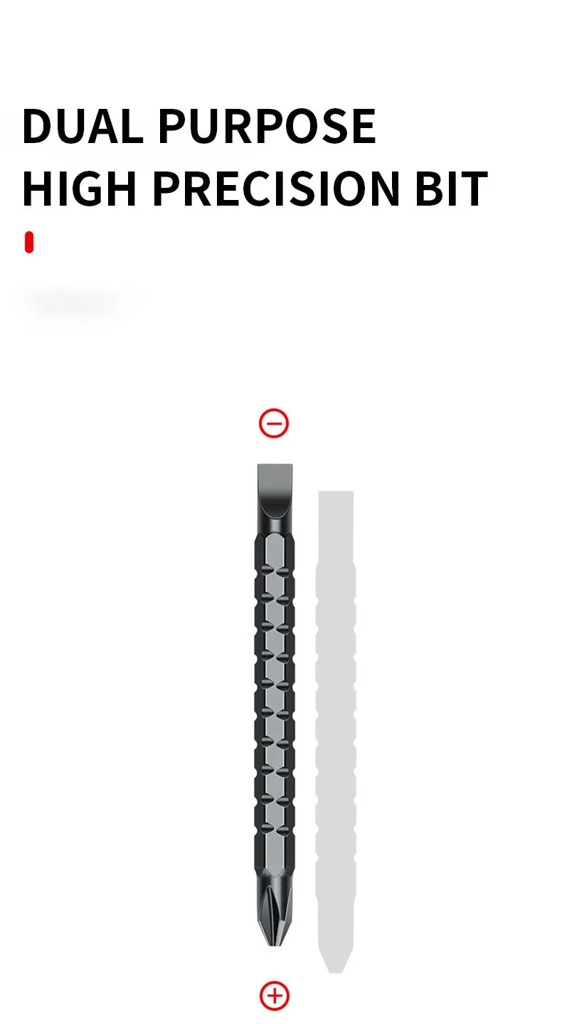 Premium Ergonomic Ratchet Screwdriver Set - Double-Headed, Labor-Saving, Comfort Grip for Max Efficiency & Durability
