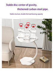 Coffee Tables Light Luxury Side Table Round Flower Bedside Table Bedside Home Study Desk Auxiliary Desk Living Room Furniture
