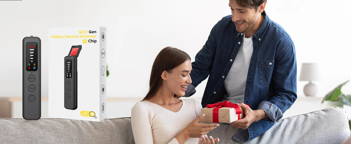 Spy Hidden Camera Detector - AI-Powered Anti-Spy Device, GPS Tracker & Bug Detector, RF Scanner for Hotels, Travel, Home & Offic