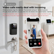 Smart WiFi Wireless doorbell IR night vision visual intercom real-time voice intercom home monitoring doorbell Easy to install