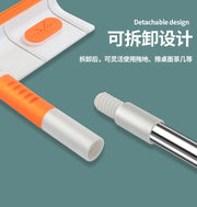 Window Clean Squeegee Mop Soft Microfiber Wiper Telescopic Glass Brush Multi-function Scraper Cleaning Dust Household Clean