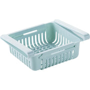 Kitchen Organizer Adjustable Kitchen Refrigerator Storage Rack Fridge Freezer Shelf Holder Pull-out Drawer Organiser Space Saver