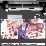 Gaming Accessories O-Overwatch D-D.va Mouse Pad Large Keyboard Mousepad Pc Cabinet Deskmat Xxl Extended Mats Gamer Mausepad
