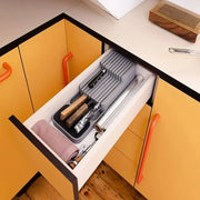 Kitchen Drain Tool Storage Rack Partition Plastic Box Cutlery Storage Tray Block Rack Knife Block Set home Kitchen Accessories