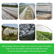 Garden Insect Protection Net Garden Vegetable Heavy Duty Woven Mesh Pests Control Anti-Bird Supplies Protecting Plants Fruits