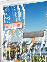 Window Clean Squeegee Mop Soft Microfiber Wiper Telescopic Glass Brush Multi-function Scraper Cleaning Dust Household Clean