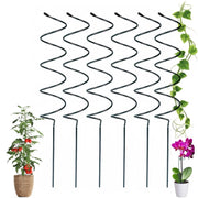 Plant Straight Pole & Spiral Climbing Support,Plant Supports Stakes,Plant Supports Cages Support Tools For The Garden,6pcs