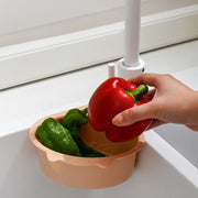 Kitchen Sink Drain Basket Multifunctional Cat Shape Faucet Filter Basket Shelf For Fruit And Vegetable Organizer Kitchen Gadgets