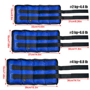 1Pair Wrist Ankle Weights, 2kg/4.4LBS, 3kg/6.6LBS, 4kg/8.8LBS Wrist Leg Arm Weights, Comfortable and Soft, Perfect for Fitness
