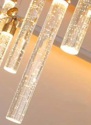 Modern home decoration salon lamps for living room smart crystal Pendant lights dining room indoor lighting