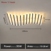 modern living room lamps ceiling light interior decoration for home house led lamps for bedrooms linear ceiling light home lamp