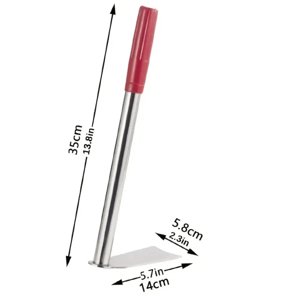 Digging Tools Manual Gardening Hoe Stainless Steel Multi-Purpose Weeding Hoe Anti-Rust Agriculture Tools Garden Yard Farm