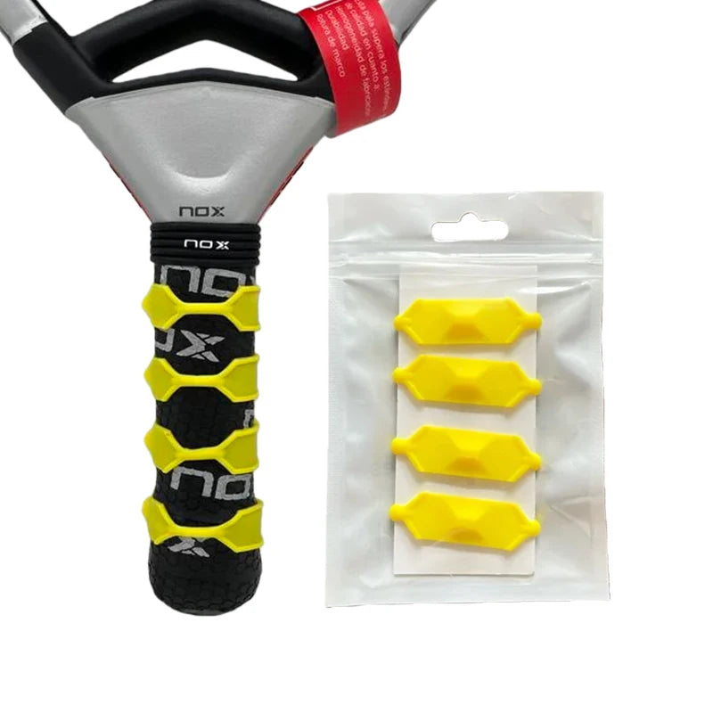 Tennis Racket Grip Sleeve， 52% Enhanced Non-Slip Grip,29% Vibration Reduction,Durable Material for Optimal Playing Experience
