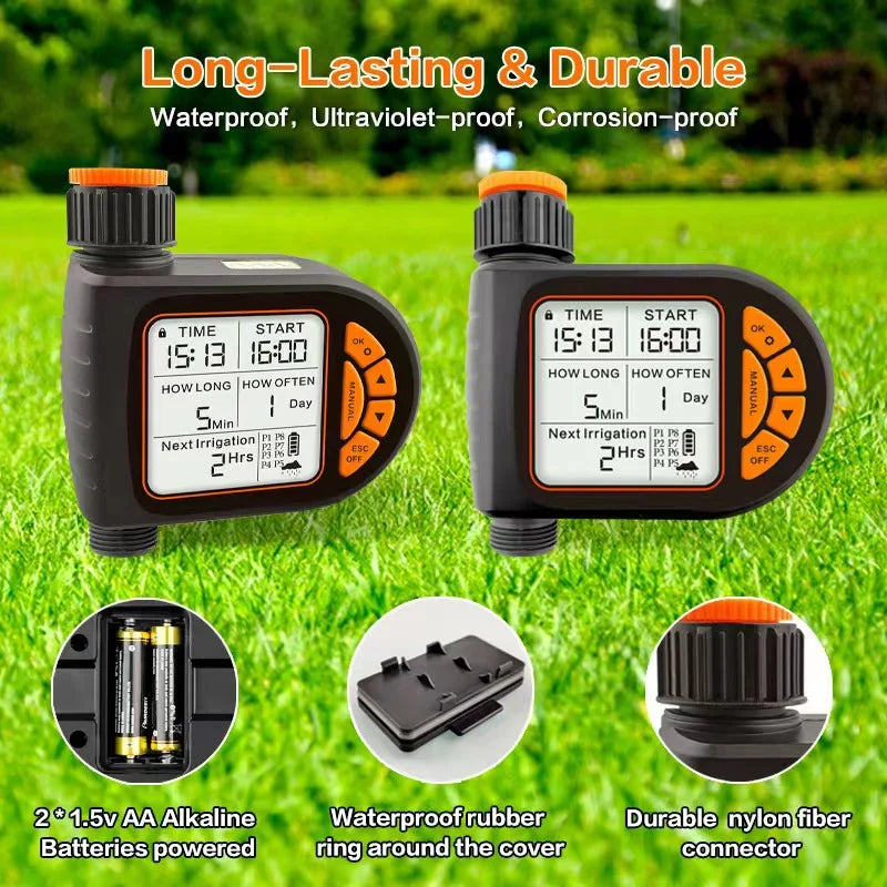 Intelligent Timing Gardening Automatic Garden Waterer, Garden Balcony Farm Sprinkler Timer Outdoor Irrigation Controller