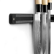 Kitchen Wall Mounted Magnetic Knife Holder Hardware Tools Absorbent Simple Multifunctional Shelf Plastic Stripe Kitchen Tools