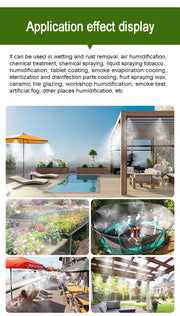 Garden Irrigation Misting System Kit Gardening Farms Public Green Spaces Flexible and Easy To Install Garden Irrigation Solution