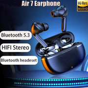Air 7 Earphone TWS Bluetooth Headset HiFi Wireless  Mic Noise Reduction Earbuds Waterproof Game Motion Headphone New ﻿