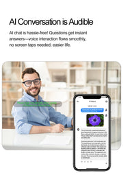 2026New800W Camera AI Glasses Men Color-Changing Smart Translation Glasses Photo Video Recording Waterproof Call SmartSunglasses
