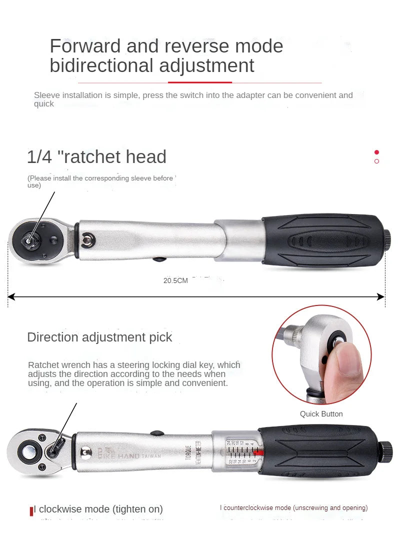 Bikehand Bike Tool Kit Maintenance Bicycle Tool Set Cycling Torque Wrench Groups Repair Tools