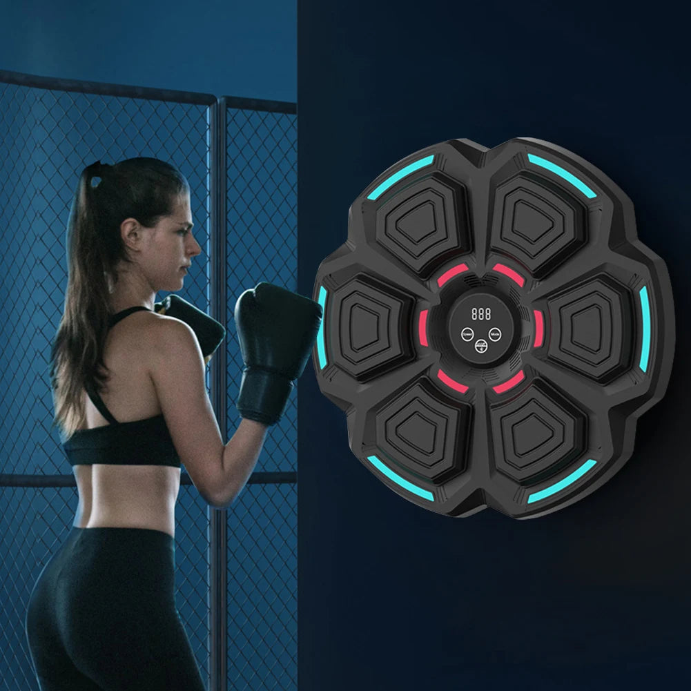 Music Boxing Machine Adult/Children Sport Fitness Smart BT Boxing Trainer Home Exercise Response Training Boxing Wall Target