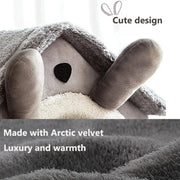 Indoor Warm Dog House Soft Pet Bed Tent House Dog Kennel Cat Bed Removable and Washable Cushion Suitable Four Season Universal