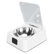 Automatic Cat Feeder with Infrared Sensor Cover Removable Bowl Battery Powered Intelligent Automatic Opening Lid Dog Feeder