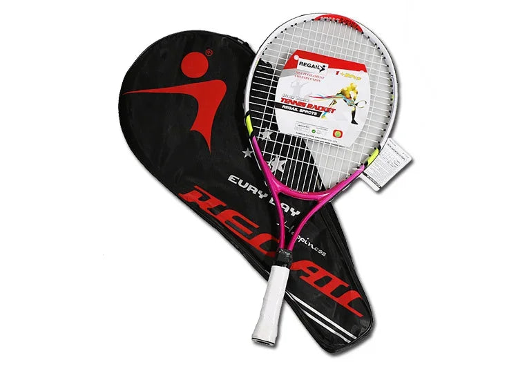Hot Sale 23 Inch Special Tennis Racket for Teenagers Aluminum Alloy Tennis Racket Strong Nylon Wire for Children's Training 1pcs