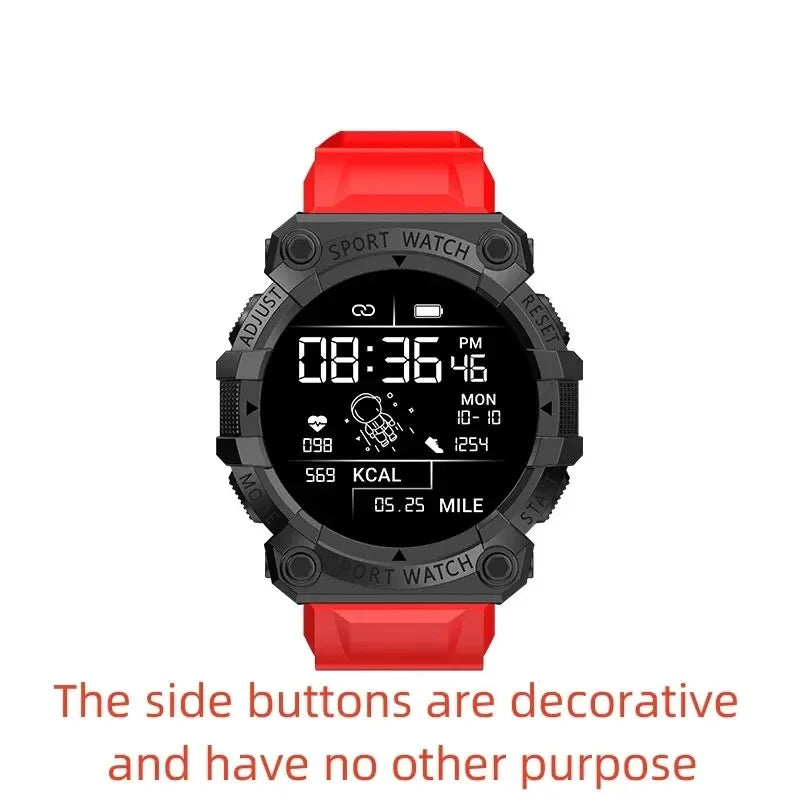 Smart Watch Fitness Bracelet Sport Pedometer Control Music BT Connection Clock Alarm Weather Message Smartwatch FD68S Y56