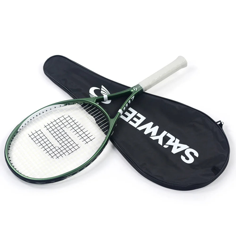 27 Inch Professional Tennis Racket Carbon Fiber All-In-One Design for Competition Training