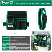 Electrician Tool Bag Professional Greener Tool Bag Waterproof Classic Kit Multi-functional Work Tools Portable Tools Organizer