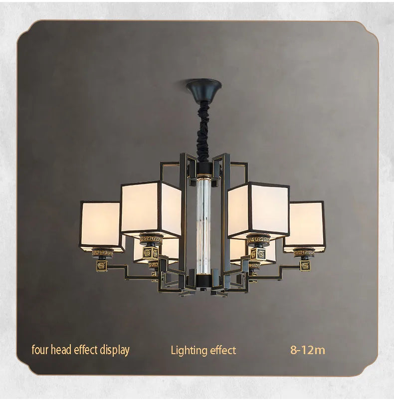 Living Room Light New Dining Room Light Bedroom Light Retro Home Lighting Fixtures Ceiling Chandelier Led Light Decoration Home