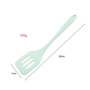 Kitchen Silicone Turners Gadgets Spatula Egg Fish Frying Pan Scoop Fried Shovel Slotted Turners Kitchen Tools Cooking Utensils