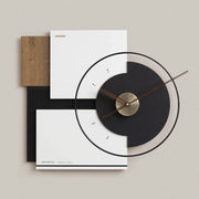 Large Living Room Wall Clock Silent Art Watches Luxury Mural Clocks Walnut Pointer Room Decor Ornaments Modern Wall Decoration