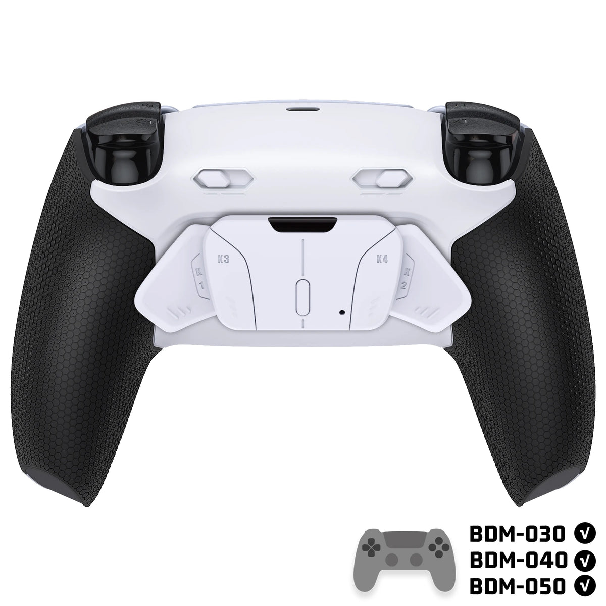 eXtremeRate RISE4 Plus MAX Remappable Back Button Kit w/Clicky Trigger Stop & Rubberized Grip for ps5 Controller BDM-030 040 050