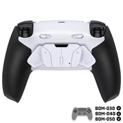 eXtremeRate RISE4 Plus MAX Remappable Back Button Kit w/Clicky Trigger Stop & Rubberized Grip for ps5 Controller BDM-030 040 050