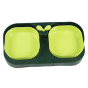 Double Pet Bowls Set for Dogs - Durable Non-Slip Food Water Feeder Dish Pet Supplies