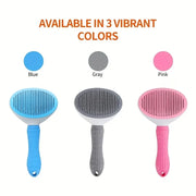 Pet dog brush; cat brush; one-button pet hair removal brush; dog and cat beauty tool; pet hair removal brush.