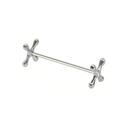 Kitchen Gadget Barbell Shape Chopstick Pillow Japanese-style Electroplate Spoon Holder Stainless Steel Fork Stand Dining Table
