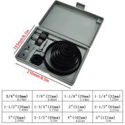 Woodworking hole saw, electric drill set, drywall spotlight tools, hole saw, drywall hole saw, woodworking tool set