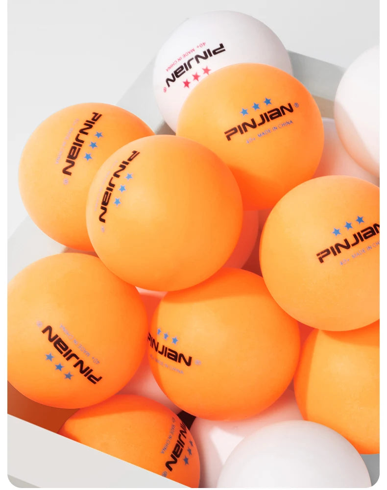 6-Pack 10-Pack 60-Pack Professional Table Tennis Balls for Training And Competition Indoor & Outdoor Sports Equipment