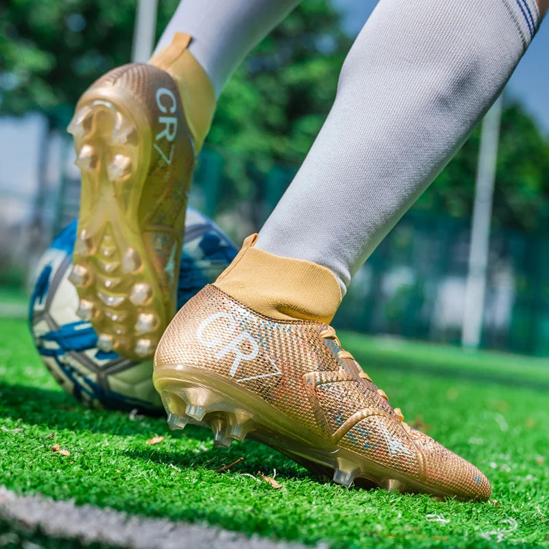 New Men Soccer Shoes Society Cleats Professional Football Boots Indoor Fast Football Field Boots Sneaker Boy Original Training