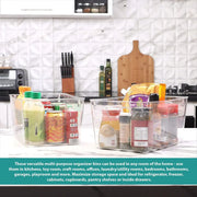 [CLOS] Kitchen Transparent Storage Box Food Storage Box Large Transparent Storage Containers are Used for Sorting.