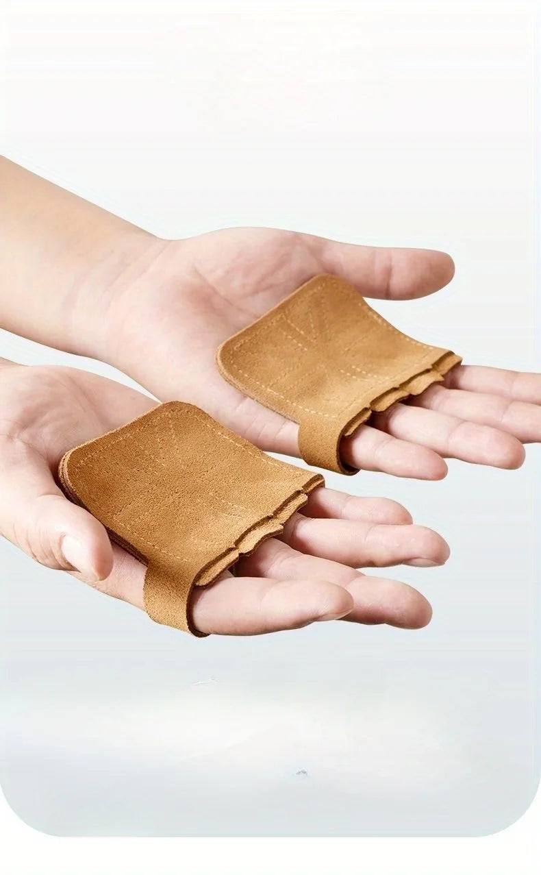 Fitness gloves with anti-slip, wear-resistant grips, and enhanced traction, suitable for gym workouts and weightlifting