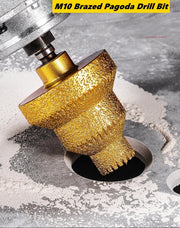 M10 Diamond Chamfer Router Bits Hole Saw Milling Tile Cutter Marble Concrete Reamer Masonry Drilling Crowns Construction Tools
