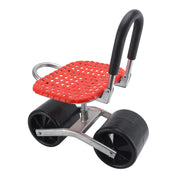 Garden Seat Cart Increase Efficiency Garden Rolling Work Seat Iron Labor Saving  Adjustable for Farm