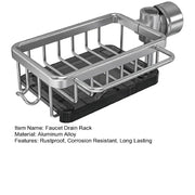 Kitchen Sink Faucet Storage Rack Dishwasher Vegetable Sink Supplies Household Drain Basket For Bathroom Gadget