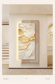 3D living room decoration painting, corridor hanging painting, simple and atmospheric living room entrance wall lamp painting